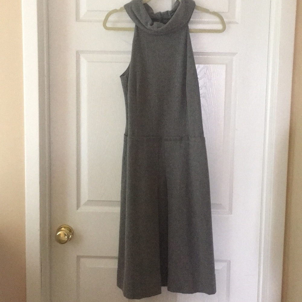 Grey Dress with pleats❤️